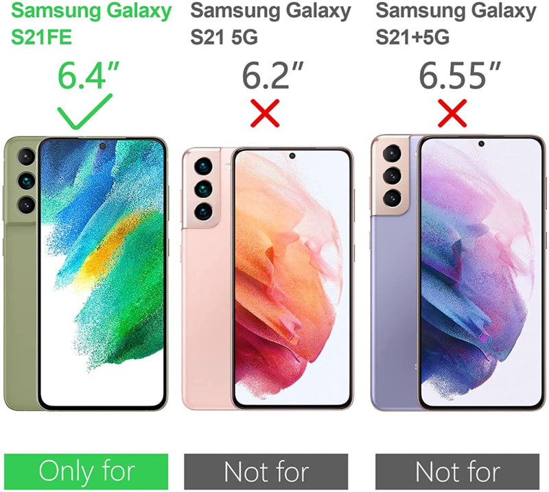 Galaxy S21 FE 360° Ultra Clear Hybrid PC + TPU Hoesje
