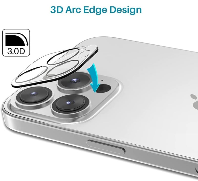 iPhone 13 Pro Max Camera Lens Tempered Glass Protector