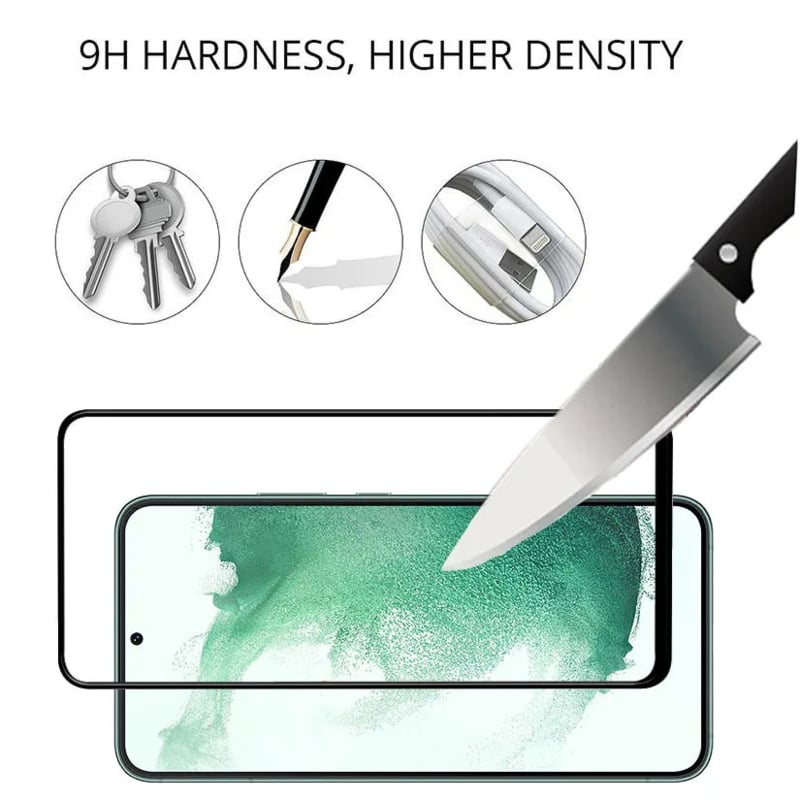 Galaxy S25 Full Cover Full Glue Tempered Glass Protector