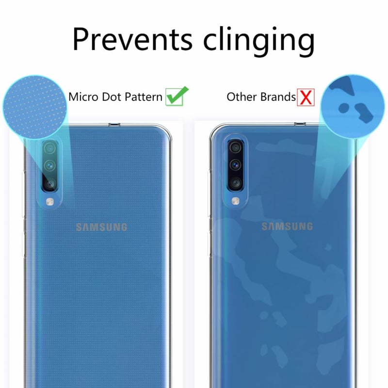 Galaxy A70 Premium Transparant Soft TPU Hoesje
