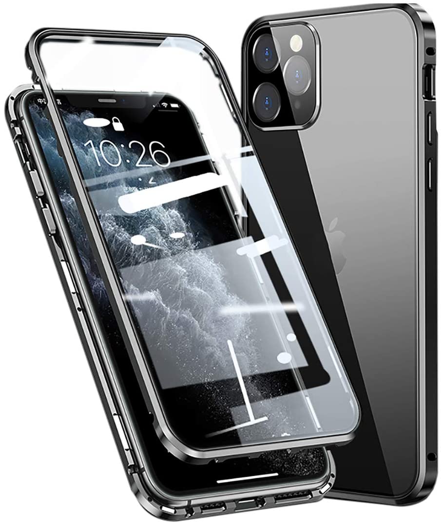 iPhone 11 Pro Max 360° Magnetisch Hoesje Dubbelzijdig Glas