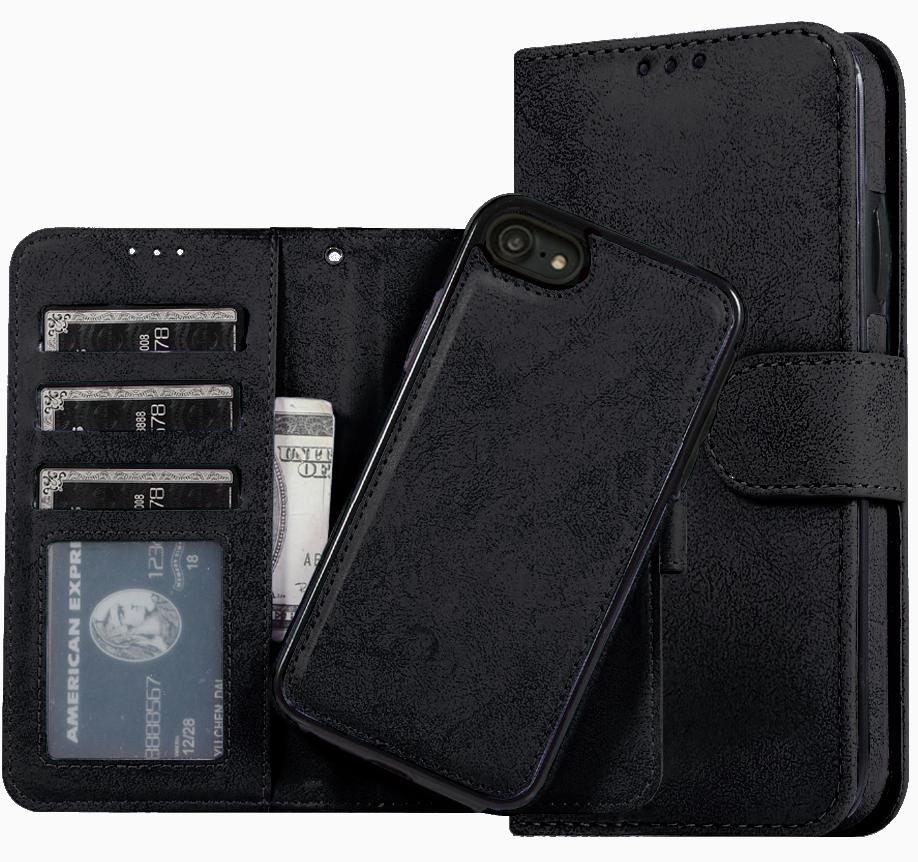 iPhone 7 / 8 / SE 2020-2022 Uitneembaar Magnetisch Bookcase Hoesje