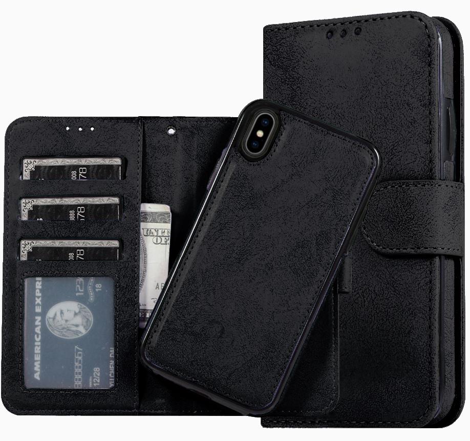 iPhone Xr Uitneembaar Magnetisch Bookcase Hoesje