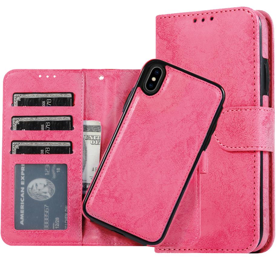 iPhone Xr Uitneembaar Magnetisch Bookcase Hoesje