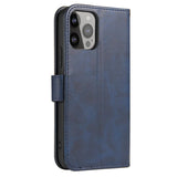 Galaxy S24 Plus PU-Leren Bookcase Portemonnee Hoesje Blauw