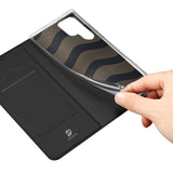 Galaxy S24 Ultra Dux Ducis Skin Pro Flip Case Zwart