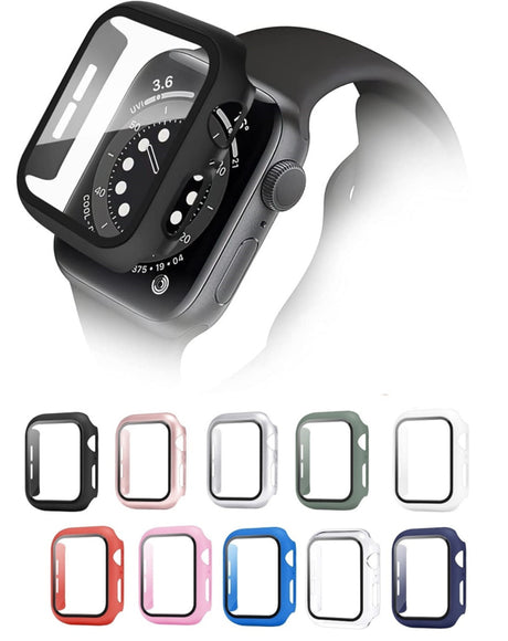 Apple Watch Series 10/11 42MM Hard PC + Tempered Glass Hoesje