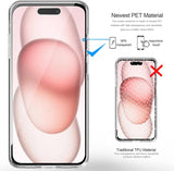 iPhone 15 360° Ultra Clear Hybrid PC + TPU Hoesje