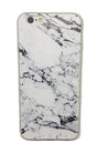 iPhone 6 / 6S Soft TPU Hoesje Marmer Design Zwart & Wit