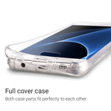 Galaxy S7 Edge 360° Ultra Clear Hybrid PC + TPU Hoesje