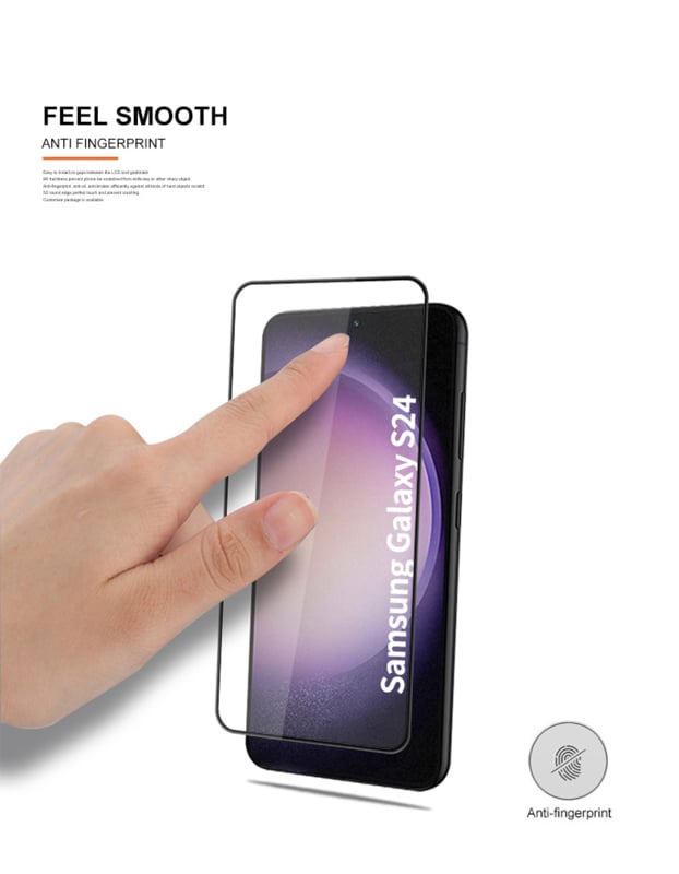 Galaxy S24 FE Premium Full Cover Tempered Glass Protector