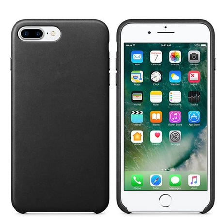 iPhone 7 Plus / 8 Plus Leren Back Cover Hoesje 5 Kleuren
