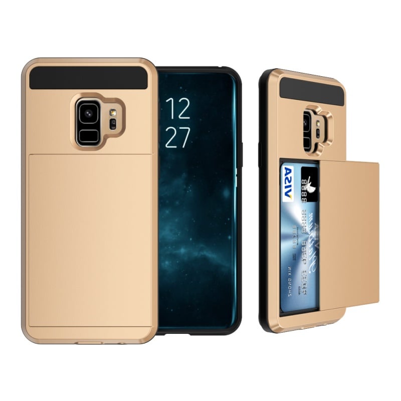 Galaxy S9 Slide Armor Hoesje Met Pashouder