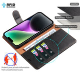 iPhone 16e Luxe Leren Bookcase - Portemonnee Hoesje