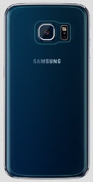 2 STUKS Galaxy S6 Edge Transparant Folie Achterkant Protector