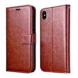 iPhone Xr Leren Portemonnee Hoesje Met Pasfotovakje