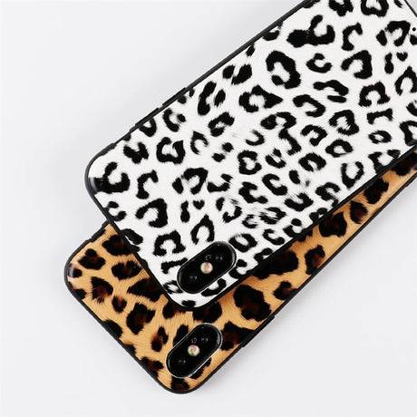 iPhone 7 Plus / 8 Plus Soft TPU Hoesje Luipaard Print