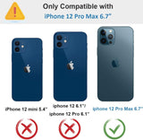 iPhone 12 Pro Max Transparant TPU Hoesje met Koord Crossbody