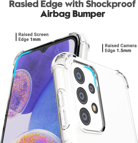 Galaxy A23 5G Transparant Soft TPU Air Cushion Hoesje