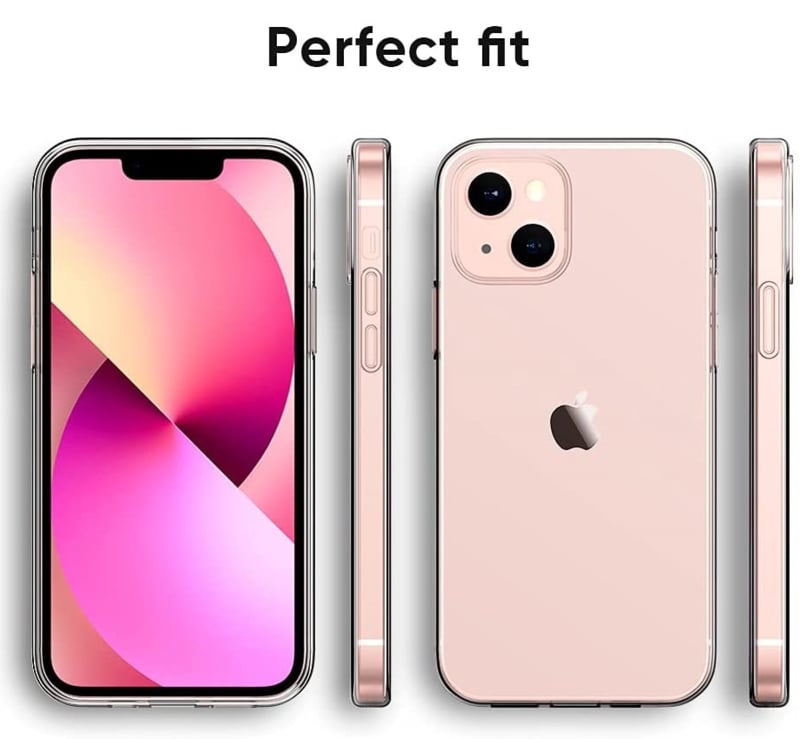 iPhone 13 Mini Premium Soft TPU Hoesje Transparant