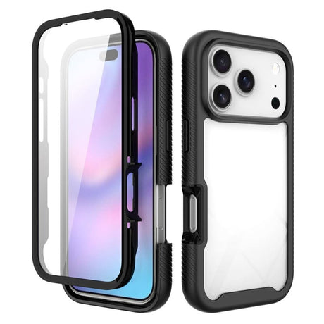 iPhone 17 Pro Max 360° Full Protect Hoesje met Screenprotector Zwart