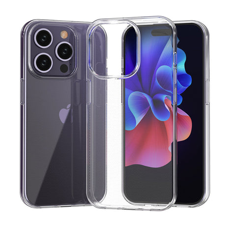 iPhone 15 Pro Premium Soft TPU Hoesje Transparant