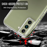 Galaxy S21 FE 360° Ultra Clear Hybrid PC + TPU Hoesje