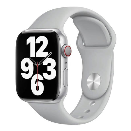 Apple Watch Siliconen Bandje Lichtgrijs 49/46/45/44mm