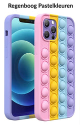 iPhone 7 / 8 / SE 2020-2022 Pop It Fidget Toy Hoesje Soft TPU