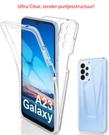 Galaxy A23 5G 360° Ultra Clear Hybrid PC + TPU Hoesje