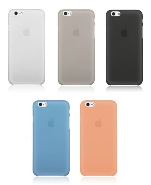 iPhone 6 / 6S Soft Plastic Matte Kleuren Hoesje Transparant/Wit