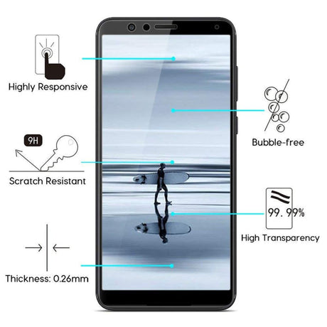 Galaxy A6 Plus (2018) Full Cover Full Glue Tempered Glass Protector