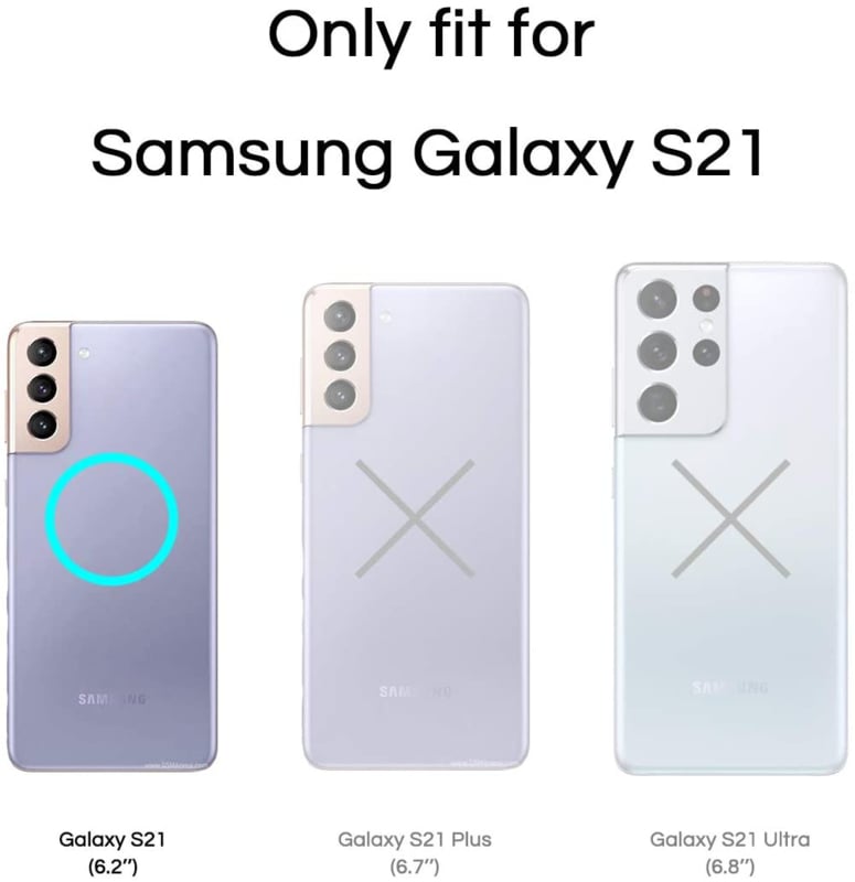 Galaxy S21 Transparant TPU Hoesje Met Pasjesvakje