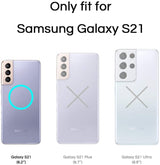 Galaxy S21 Transparant TPU Hoesje Met Pasjesvakje