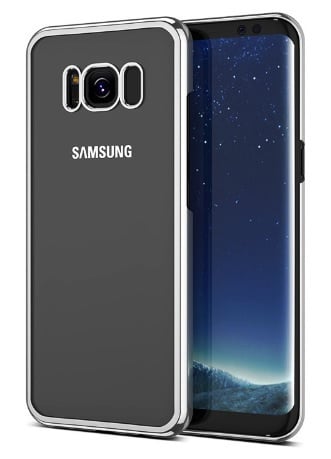 Galaxy S8 Plus Soft TPU Hoesje Met Coating / / Grijs