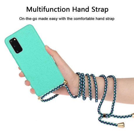 Galaxy Note 20 Crossbody TPU Hoesje met Koord Mint