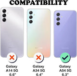 Galaxy A54 5G 360° Ultra Clear Hybrid PC + TPU Hoesje