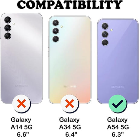 Galaxy A54 5G 360° Ultra Clear Hybrid PC + TPU Hoesje