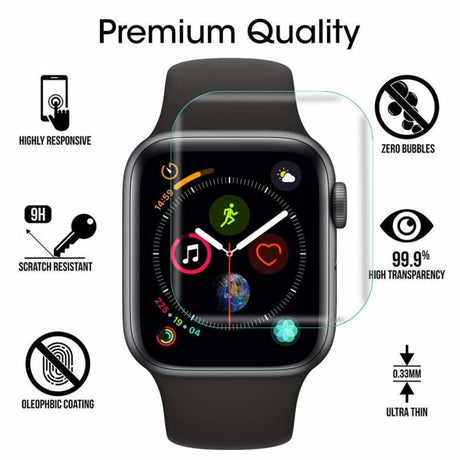 Apple Watch 7/8/9 41MM/45MM UV Liquid Glue 3D Tempered Glass Protector