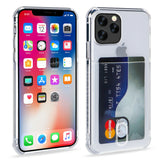 iPhone 11 Pro Transparant TPU Hoesje Met Card Slot - Pasjesvakje