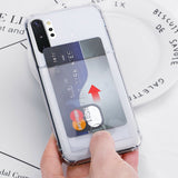 Galaxy S25 Plus Transparant TPU Hoesje Met Pasjesvakje