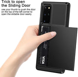 Galaxy S20 Plus Slide Armor Hoesje Met Pashouder