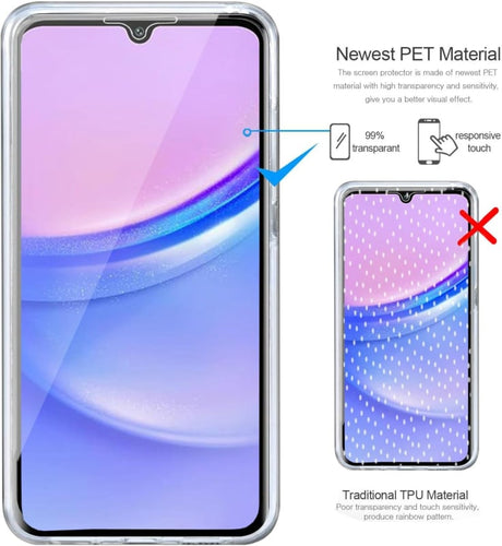 Galaxy A16 4G/5G 360° Ultra Clear Hybrid PC + TPU Hoesje
