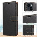 iPhone 16e Luxe Leren Bookcase - Portemonnee Hoesje