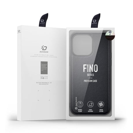 iPhone 14 Pro Dux Ducis Fino Hybrid Back Case Zwart
