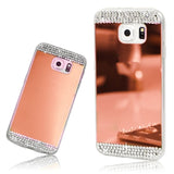 Galaxy S8 Plus Bling Spiegel Hoesje Met Strass-Steentjes