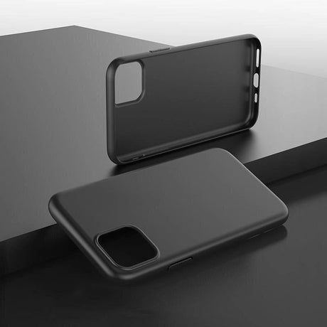 iPhone 13 Pro Soft TPU Case Hoesje Matte Zwart