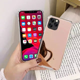 iPhone 12 Pro Max TPU Air Cushion Spiegel Hoesje 4 Kleuren