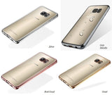 Galaxy S6 Soft TPU Hoesje Met Coating Goud / Zilver / Grijs