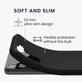 Galaxy S22 Plus Soft TPU Case Hoesje Matte Zwart